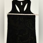 Athleta NWT  Momentum XXS Tank Top Seamless Black Paisley Racerback Photo 3