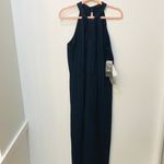 Julia Jordan NWT  Women's Pinstriped Jumpsuit Blue Size 8. Photo 5