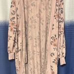 Altar'd State Pink Floral Cardigan Photo 0