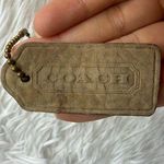 Coach Vintage  y2k Nubuck Fob Bag Charm Hang tag Hangtag Photo 1
