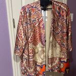 ZARA  Multicolor Paisley Open Jacket Photo 2