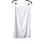 1. State  Double Slit Midi Skirt White‎ Sz Small Photo 1