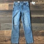 BLANK NYC  The Madison Cropped High-Rise Stretch Denim Blue Jeans Size 26 Photo 1