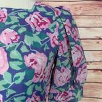 Laura Ashley Vintage Floral Puff Sleeve Cottagecore Maxi Tea Dress, 8 Photo 4