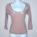 Adidas by Stella McCartney Mesh Panel Top Size S Tan Photo 0