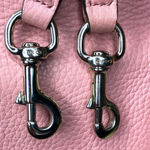 Gucci Bamboo Turn-Lock Pink Leather Top Handle Front Flap Closure Shoulder Bag Photo 5