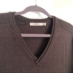 7 For All Mankind Black V Neck Sweater Photo 5