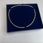 NEW Single Strand Necklace Gold Silver Tube Beads from the Vertigo Collection Photo 2