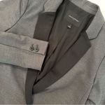 Banana Republic Blazer Jacket Women's 4 Gray Black Business Casual Y2K Career Photo 1