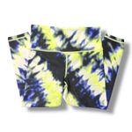 Athleta  SP Elation Leggings Tie-Dye Neon Blue Cobalt 7/8 Petite High Rise Yoga Photo 2