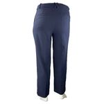 Banana Republic Womens Navy Blue High Rise Straight Trousers Dress Pants Size 12 Photo 2