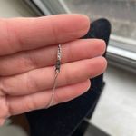 Kay Jewelers Heart-Shaped Amethyst & Diamond Heart Necklace 1/20 ct tw Sterling Silver 18" Photo 4