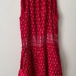 H&M  Coachella Collection Red Bandanna Open Back Romper Size 6 Photo 5