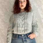 Moon & Madison Chunky Crop Cable Knit Sweater Boho Minimalist Cozy Fall Winter Photo 1