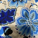 ZARA Blue and Black Long Sleeve Cowl Neck Sundress Photo 4