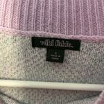 Wild Fable Juniors Argyle Crop Mock Neck Sweater Photo 3