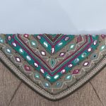 Chico's Vintage  Jerri Clutch Embroidered Tan Bag NWOT Photo 1