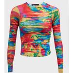 NWT SER.O.YA Janey Multicolor Top Size XS Abstract Palm SER. O. YA Photo 10