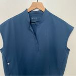 FIGS  Rafaela™ Oversized Scrub Top Size Small Color Dark Harbor Photo 3