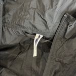 Athleta NWOT   Black Hooded  Longline Parka Rain Jacket Full Zip t Lightweight Photo 4