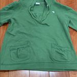 Abercrombie & Fitch  women’s Short-sleeve hooded pullover top with V-neck size L Photo 1