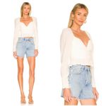 Free People 💕💕 Chloe Top Cotton Sweetheart Neckline ~ White Medium  NWOT Photo 11