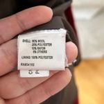 Calvin Klein  Capelet Cape Red Wool Blend Peacoat Photo 6