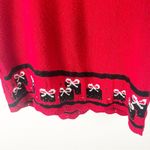 NUTCRACKER Red Long Sleeves Christmas Graphic Prints Sweater, Size Medium Photo 4