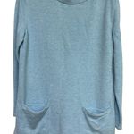 J.Jill  Light Blue Sweater Tunic Size S Pockets Long Sleeve Casual Top Photo 0