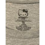 Hello Kitty  Juniors Medium Striped Long Sleeve Top Sanrio Cute Cat Graphic Shirt Photo 3