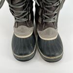 Sorel Joan of Arctic Fur Trim winter boots Shale faux fur cuff waterproof sz 8.5 Photo 10