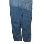 Pistola Grover Field Suit Jumpsuit Women’s Large Disoriented Denim Button Front Photo 7