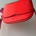 Kate Spade Peyton Dome Crossbody Bag, Medium Saffiano Leather Bag, Gazpacho Red Photo 6