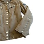 Obermeyer Tan Ski Jacket Waist Length Snowboarding Winter Snow Size 6 Women's Photo 4