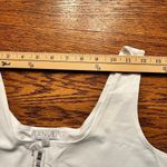 A'nue Thin Strap Tank Stretchy White Women's Size L Made in USA NWT Size L Photo 6