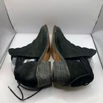 Free People  Southern Cross Black Leather Cutout Booties size 40 US 9-9.5 Photo 3