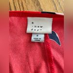 A New Day  Red Floral Print Wrap Surplice Maxi Dress Pockets Side Tie Summer Sz S Photo 9