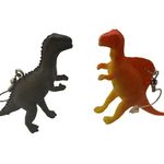 Dinosaur Earrings, Tyrannosaurus Rex Dangle Drop Earrings, Novelty Jewelry‎ Black Photo 0