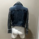 Free People  knit hooded denim jacket Photo 4