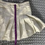 Brandy Melville John Galt Pleated Cream Skirt Photo 5