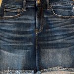 American Eagle Hi Rise Mini Skirt Medium Wash Size 4 Photo 5