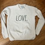 Rae Dunn  | “LOVE” Graphic Crew Neck Long Sleeve Sweater Photo 0