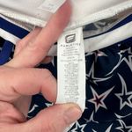 Fabletics Riho Shorts Womens Medium Blue Red White Polyester Start Pattern Draws Photo 6