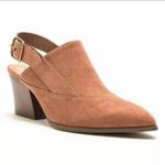 Qupid Stylish light tan Women's 9 Heeled Mules Photo 12