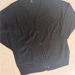 Forever 21 Black V-Neck Cardigan Photo 2