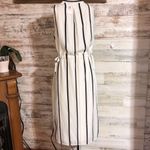 Buckle the room Striped Dress cream and black size small NWT western sum… Photo 5