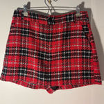 ZARA  plaid skort (looks like skirt from front and shorts in the back) size medium Photo 0