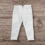 Falls Creek  Women’s White Denim Straight Leg Jeans Size 12 Photo 2