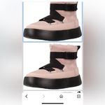 UGG  Women’s Boom Buckle Pink and Black Ankle Boots Sheepskin size 5 Photo 1