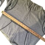 Fabletics 2 Piece Set Waffle Knit Womens XS Gray Pants Hoodie Jacket Athletic Photo 7